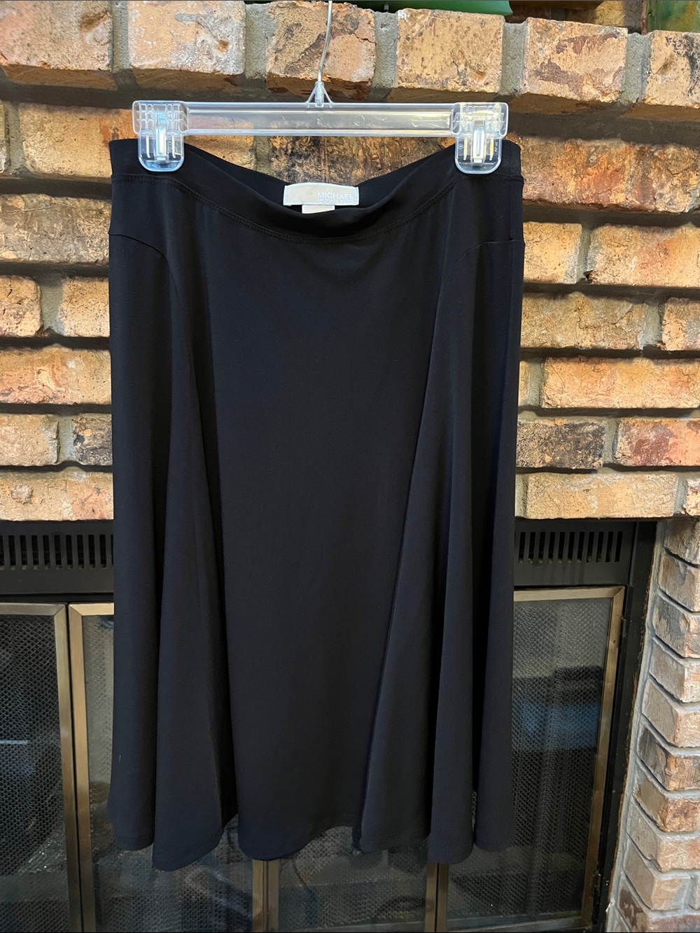 Michael Kors black a-line skirt size Small